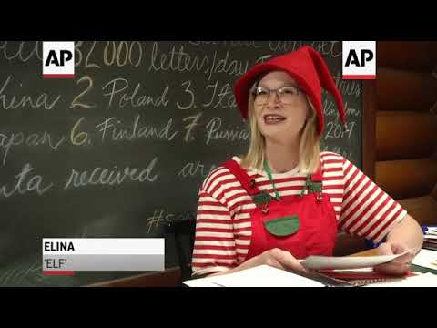 Santa sends Christmas message from Lapland