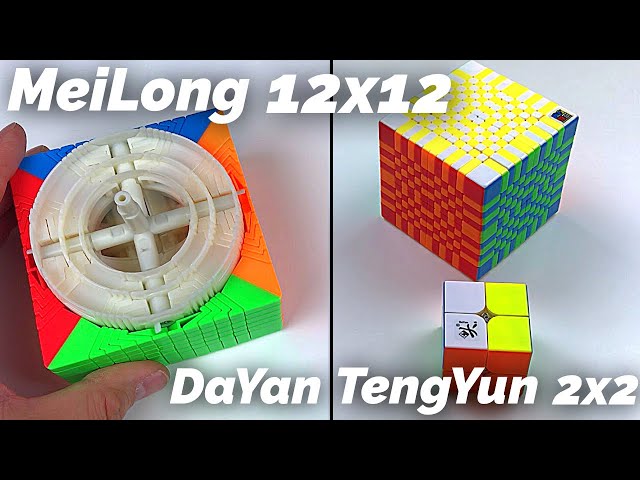 MeiLong 12x12 & DaYan TengYun M 2x2 Unboxing | SpeedCubeShop.com class=