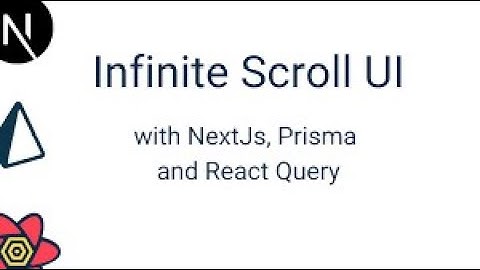 Implementing Infinite Scroll with Next.js and Prisma  #javascript  #nextjstutorial #reactquery