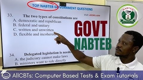 TOP NABTEB 2025 GOVERNMENT QUESTIONS | 2025 Likely Questions Solved!