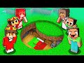 Die Semlaki Familie und die Billy Familie haben in Minecraft eine GEHEIME RUNDE BASIS gefunden.