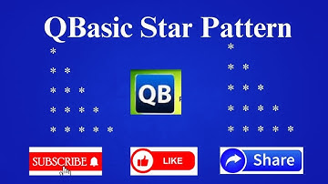 QBasic Program::Pattern Printing  *,  **,  *** , ****, ***** ||Star Pattern in QBasic in Hindi
