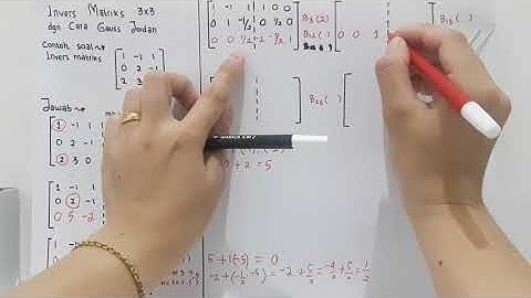 Invers Matriks menggunakan Metode Gauss Jordan