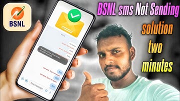 BSNL sms Not Sending solution tamil | BSNL message not sending problem | bsnl sms sending problem