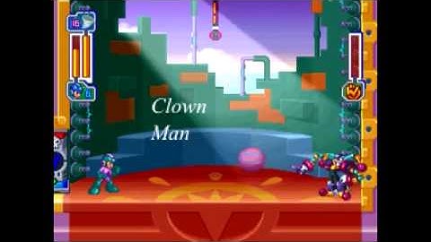 megaman 8 - clown man look
