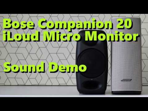 iLoud Micro Monitor vs Bose Companion 20  ||  Sound Demo w/ Bass Test