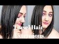 DIY TINSEL HAIR EXTENSIONS | How To | Festival Ready