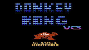 ATARI 2600 Donkey Kong VCS Title Demo PROBLEM VIDEO RECORDER IS NOT RECORDING RIGHT 2012 Joe Musashi