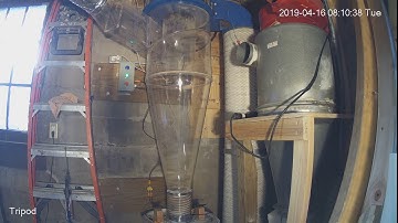 Dust Collector 04b - ClearVue Cyclone Running