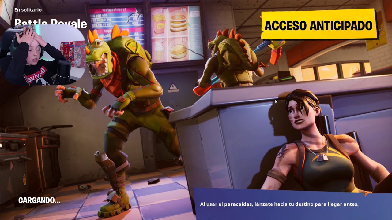 kadr iz video visitando las bases secretas de fortnite - nico de fortnite