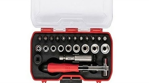 Parkside Precision Socket Spanner Set 23 Piece Set
