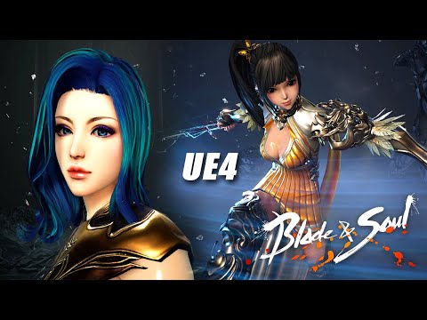 Blade & Soul UE4 Test - First Look Gameplay & Character Creation - New Cutscene Story