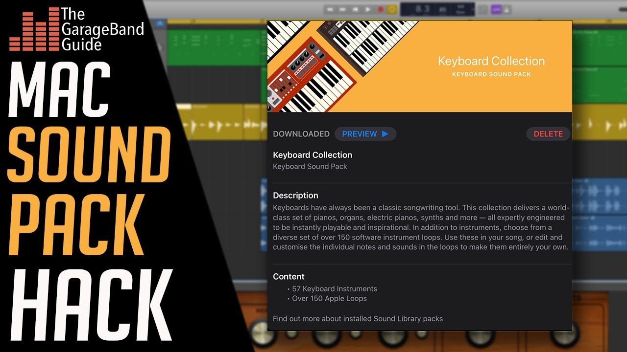 Garageband For Mac Sound Pack Hack - Youtube