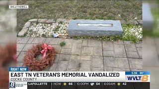 Cocke County sheriff seeks tips after memorial to National Guard sergeant vandalized