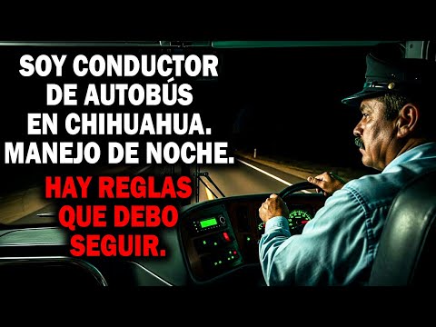 I'm a bus driver in Chihuahua. I drive at night. There are rules I must follow.