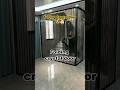 Folding Crystal Door | Mosquito &amp; Fly Barrier with AC Efficiency 😍 👍🏻 #treding #shorts