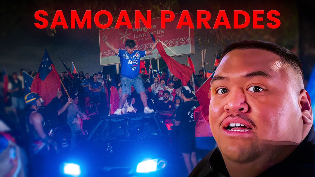 Внутри Самоанских парадов в Новой Зеландии...
