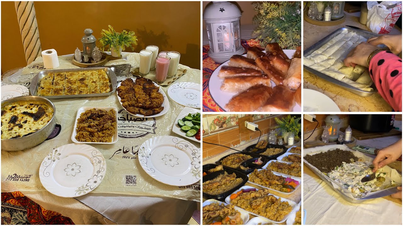 روتين تاني يوم رمضان🌙جهزنا فطار البيت ووجبات إفطار صائم بمساعدة بناتي الغالين❤️(المفاجأة في الاخر!😍)