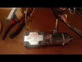 Tutorial How to Repairing back hoe swing motor SOLENOID VALVE