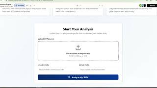 SkillSense - Global AI Hackathon Demo video