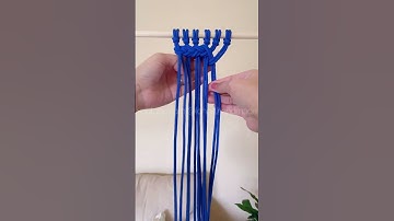 Macrame Tutorial - Half Clove Knot Variation