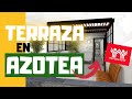 ✅ TERRAZAS en SEGUNDO PISO - Casa de INFONAVIT - Remodelacion de casas  3 x 17 m - AZOTEA remodelada