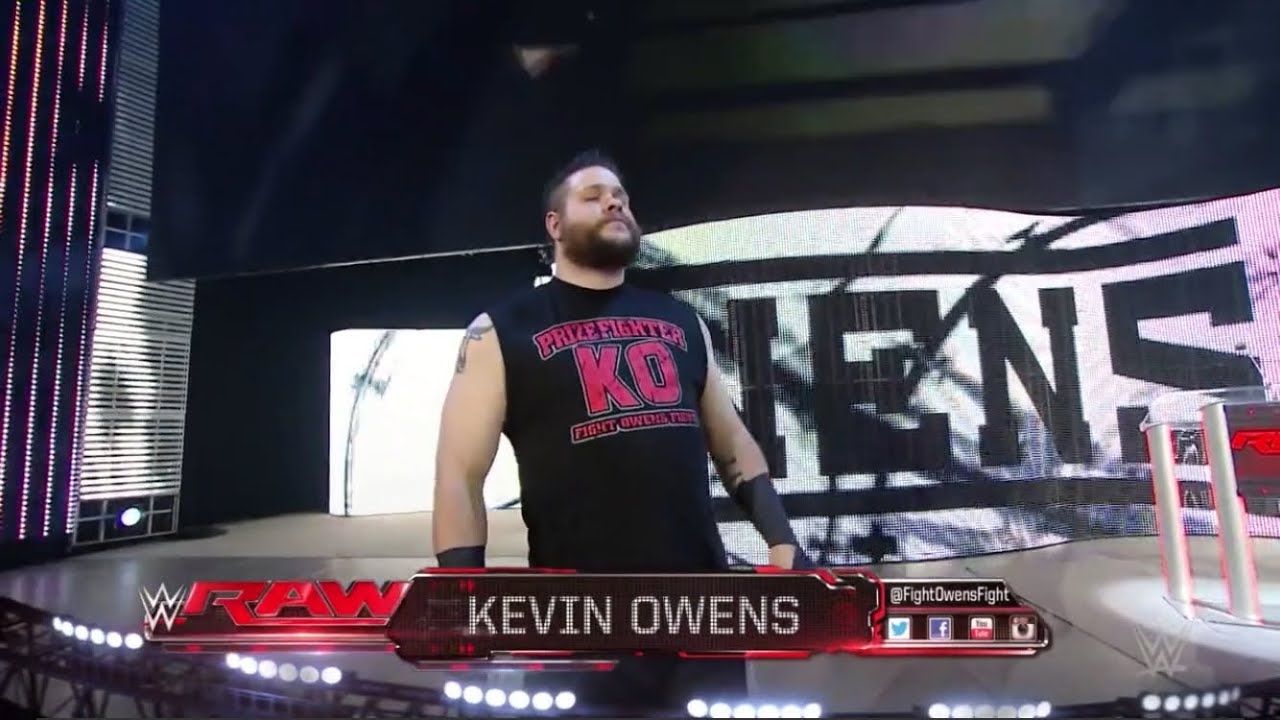 Kevin Owens Entrance - Raw 2016 - YouTube