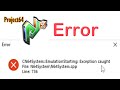 Project64 Emulator Error CN64System EmulationStarting  Project64 Emulator Error CN64System EmulationStarting