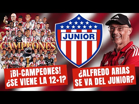 ¡JUNIOR BI-CAMPEÓN ¿VIENE LA 12+1? ¿SE VA ARIAS DEL CLUB? ¡Fuad Fijó el Nuevo Objetivo! #100Tiburon