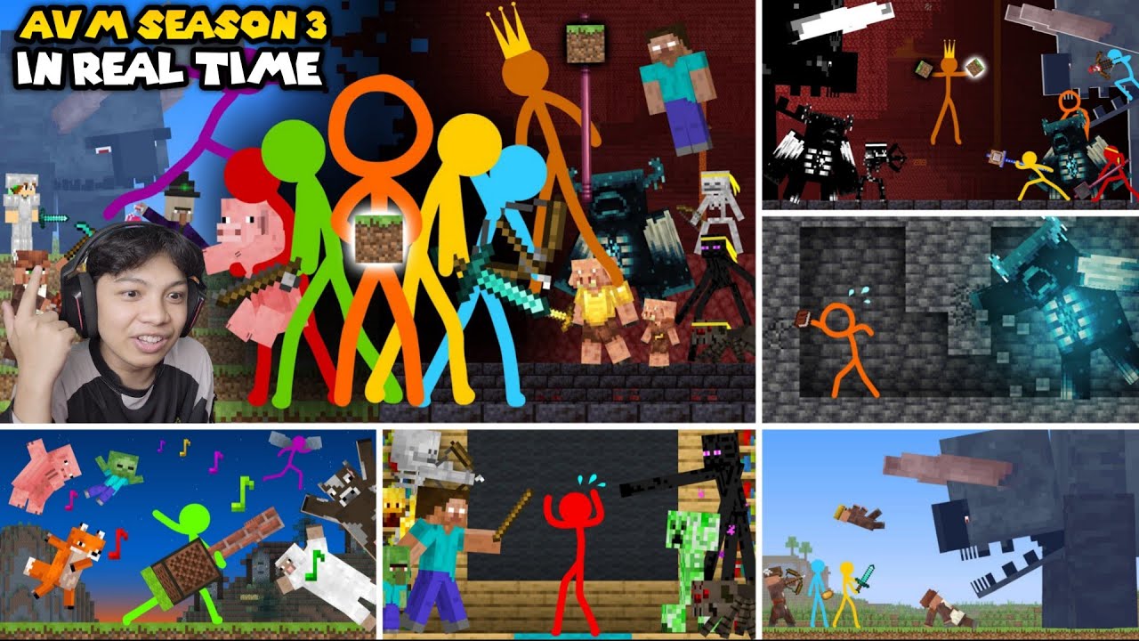ANIMATION vs MINECRAFT IN REAL TIME! AKHIRNYA NGERTI APA YANG SEBENARNYA TERJADI DI SEASON 3!