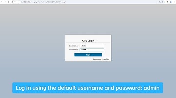 How to Log In to the UeeVii CPE450 Wireless Bridge