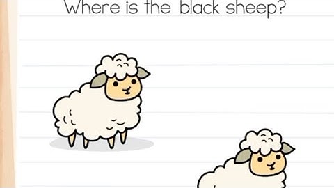 Where is the black sheep ? #braintest level 14-26