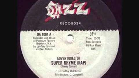 Jimmy Spicer - Adventures Of Super Rhyme (Rap) FUL...