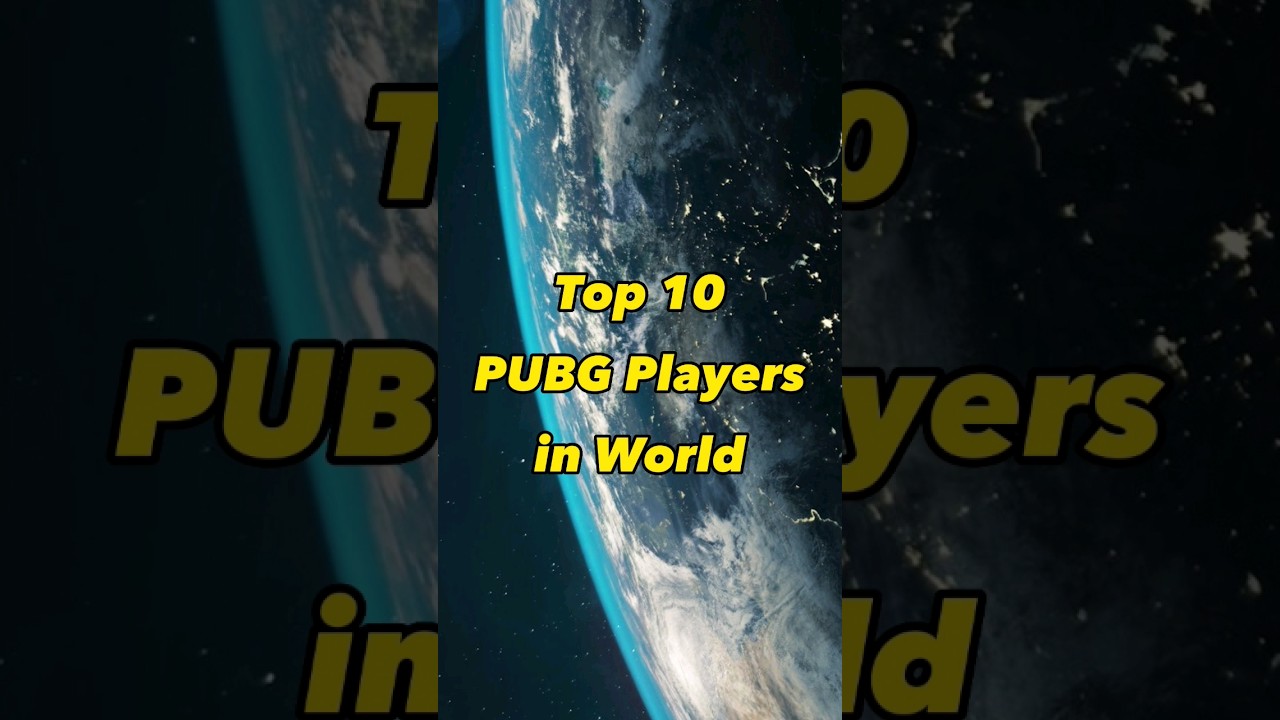 Top 10 PUBG Players in World  bestpubgplayers  pubgchampionship  pubggameplay