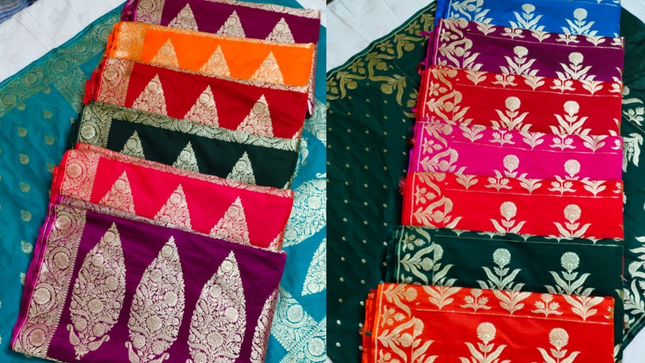 Banarasi Saree - different types of banarasi sarees with price | banarasi silk sarees