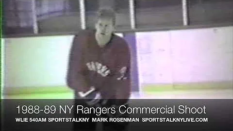 1988-89 RANGERS COMMERCIAL SHOOT/WLIE 540 AM SPORT...