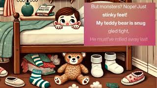 What’s that under my bed | Monster-Free Bedtime Songs for Kids | Preschool Fun Rhyme