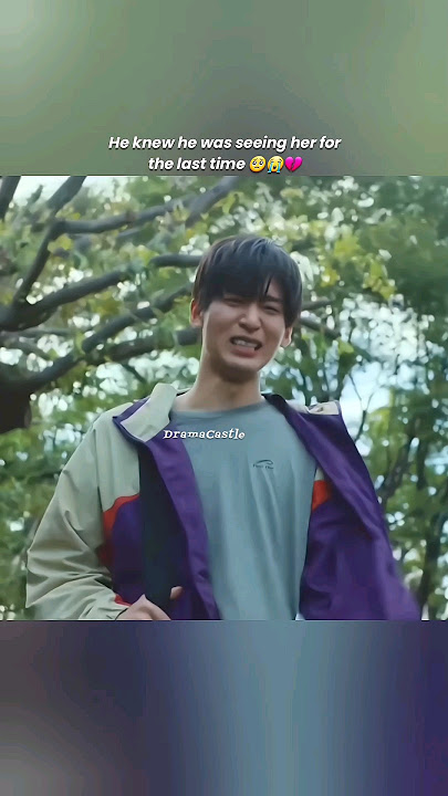 He met her for the last time 🥺😭💔 #jdrama #japanese #silent #meguroren #shorts