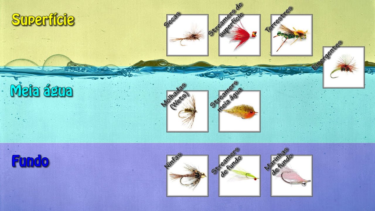 Sou iniciante na pesca com mosca: quais são as principais categorias de  iscas? 