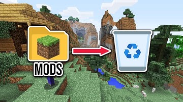 How to Delete Mods from Minecraft / Uninstall Mods
