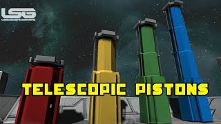 Space Engineers - Telescopic Pistons, Blast Door Blocks Advanced Machinery