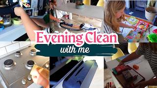 EVENING CLEAN WITH ME 🌙  Whole Main Floor Night Reset Kitchen, Living & Dining