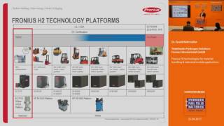 Fronius H2 technologies for material handling & industrial mobile applications