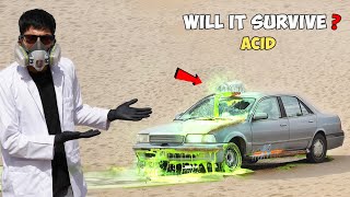 Can Acid Melt This Car ?  Acid Vs Lava Testing