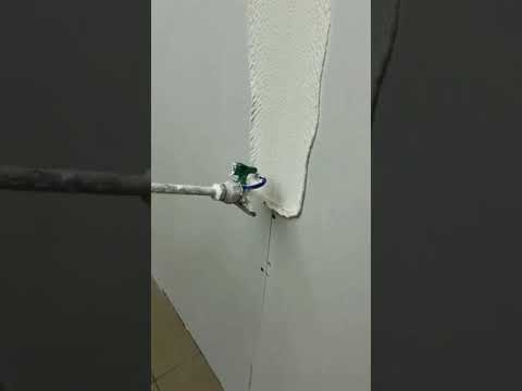 Spraying on Drywall