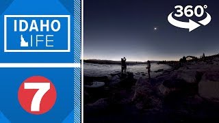 Wow! VR experience of eclipse totality in the Idaho mountains