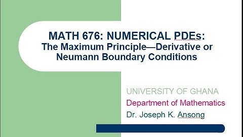 Math676-LEC03 Neumann Boundary Conditions