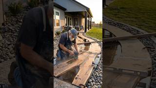 I Built a Luxury River Wood Pathway in My Backyard 🤯