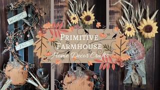 Easy Rustic and Primitive Fall Home Decor Crafts | Cozy Handmade Fall Decor | Relaxing Fall Crafts