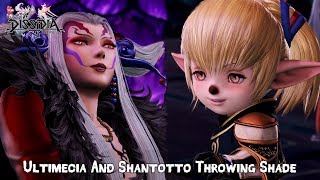 Dissidia Final Fantasy NT - Utimecia & Shantotto Throwing Shade At Eachother [Cutscene]